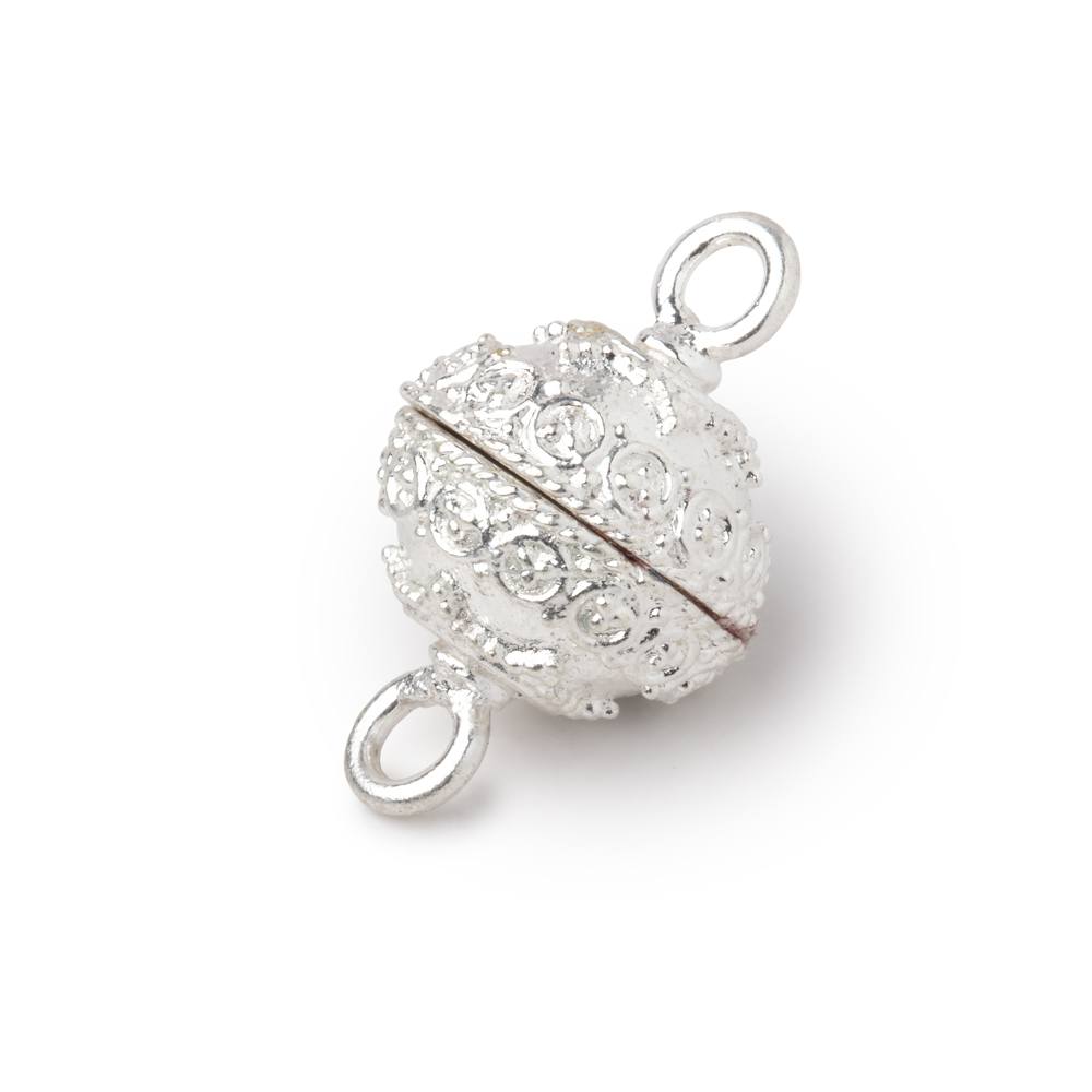 14mm Circular Design Magnetic Clasp 1 piece (ONLINE ORDER ONLY)