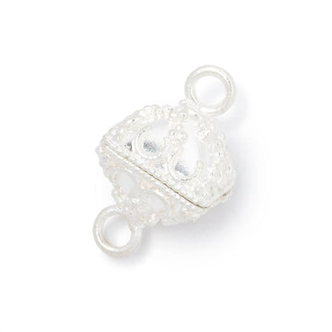 14mm Moroccan Design Bipyramid Magnetic Clasp 1 piece (ONLINE ORDER ONLY)