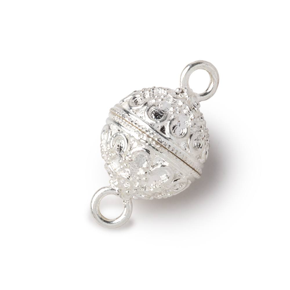 14mm Moroccan Design Round Magnetic Clasp 1 piece (ONLINE ORDER ONLY)