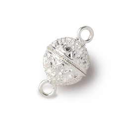 14mm Moroccan Design Round Magnetic Clasp 1 piece (ONLINE ORDER ONLY)