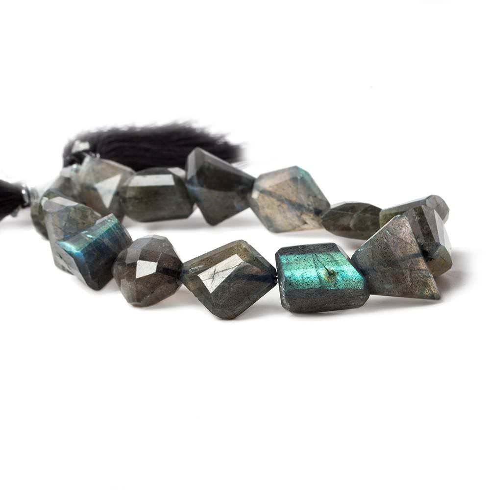 14x10-19x11mm Labradorite Faceted Nugget Beads 8 inch 11 pieces (ONLINE ORDER ONLY)