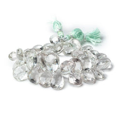 14x10-19x13mm Prasiolite Faceted Pear Beads 8 inch 43 pieces AA (ONLINE ORDER ONLY)
