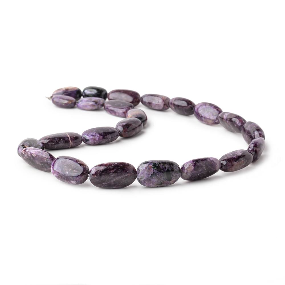 14x10-23x12mm Charoite Plain Nugget Beads 18 inch 23 pieces (ONLINE ORDER ONLY)