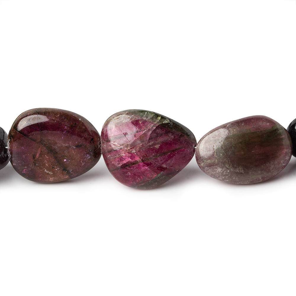 14x10-25x12mm Polychromatic Tourmaline Plain Nugget Beads 14 inch 21 pcs (ONLINE ORDER ONLY)