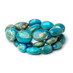 14x10-26x18mm Peruvian Blue Opalina Plain Nuggets 20 inch 28 Beads AA (ONLINE ORDER ONLY)