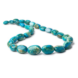 14x10-26x18mm Peruvian Blue Opalina Plain Nuggets 20 inch 28 Beads AA (ONLINE ORDER ONLY)