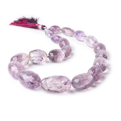 14x10-31x18mm Moss Amethyst Faceted Nugget Beads 16 inch 19 pieces (ONLINE ORDER ONLY)