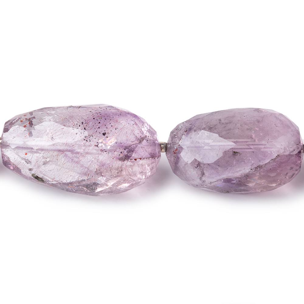 14x10-31x18mm Moss Amethyst Faceted Nugget Beads 16 inch 19 pieces (ONLINE ORDER ONLY)