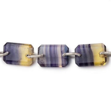 14x10mm Fluorite Double Drilled Rectangle Beads 7 inch 11 pieces (ONLINE ORDER ONLY)