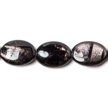 12x16mm Hypersthene plain oval beads 16 inch 25 pieces (ONLINE ORDER ONLY)