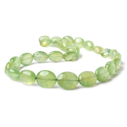 14x10x6-21x17x9mm Prehnite plain ovals 18.25 inch 27 beads AA (ONLINE ORDER ONLY)