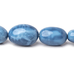 14x11-22x16mm Owyhee Blue Opal Plain Nugget Beads 20 inch 28 pieces AA (ONLINE ORDER ONLY)
