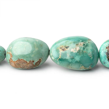 14x12-27x19mm Persian Turquoise Plain Nuggets 18 inch 25 beads (ONLINE ORDER ONLY)