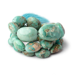 14x12-27x19mm Persian Turquoise Plain Nuggets 18 inch 25 beads (ONLINE ORDER ONLY)