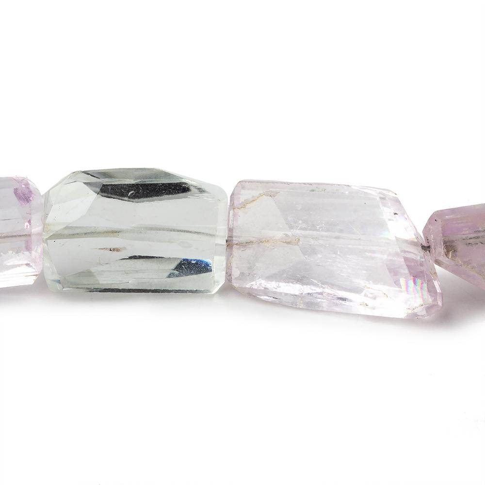 14x13-20x12mm Kunzite Faceted Nugget Beads 8 inch 13 pieces A (ONLINE ORDER ONLY)