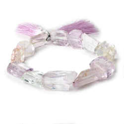 14x13-20x12mm Kunzite Faceted Nugget Beads 8 inch 13 pieces A (ONLINE ORDER ONLY)