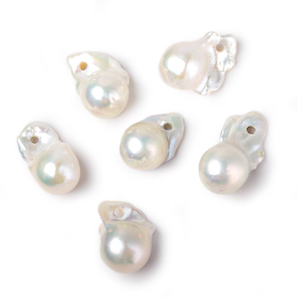 14x22mm Off White Baroque Large Hole Pearl Focal Bead 1 piece AAA (ONLINE ORDER ONLY)