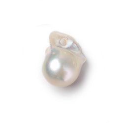 14x22mm Off White Baroque Large Hole Pearl Focal Bead 1 piece AAA (ONLINE ORDER ONLY)