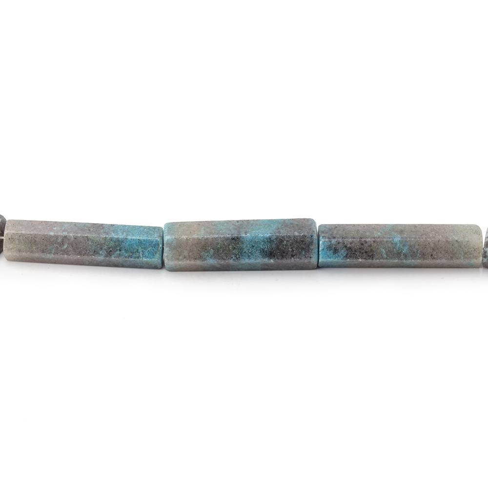 14x4-23x6mm Rare Paraiba Quartz Faceted Tube Beads 18 inch 26 pieces AAA (ONLINE ORDER ONLY)