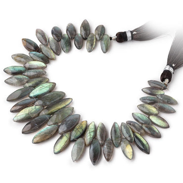 14x5-23x6mm Labradorite Plain Marquise Beads 8 inch 50 pieces (ONLINE ORDER ONLY)