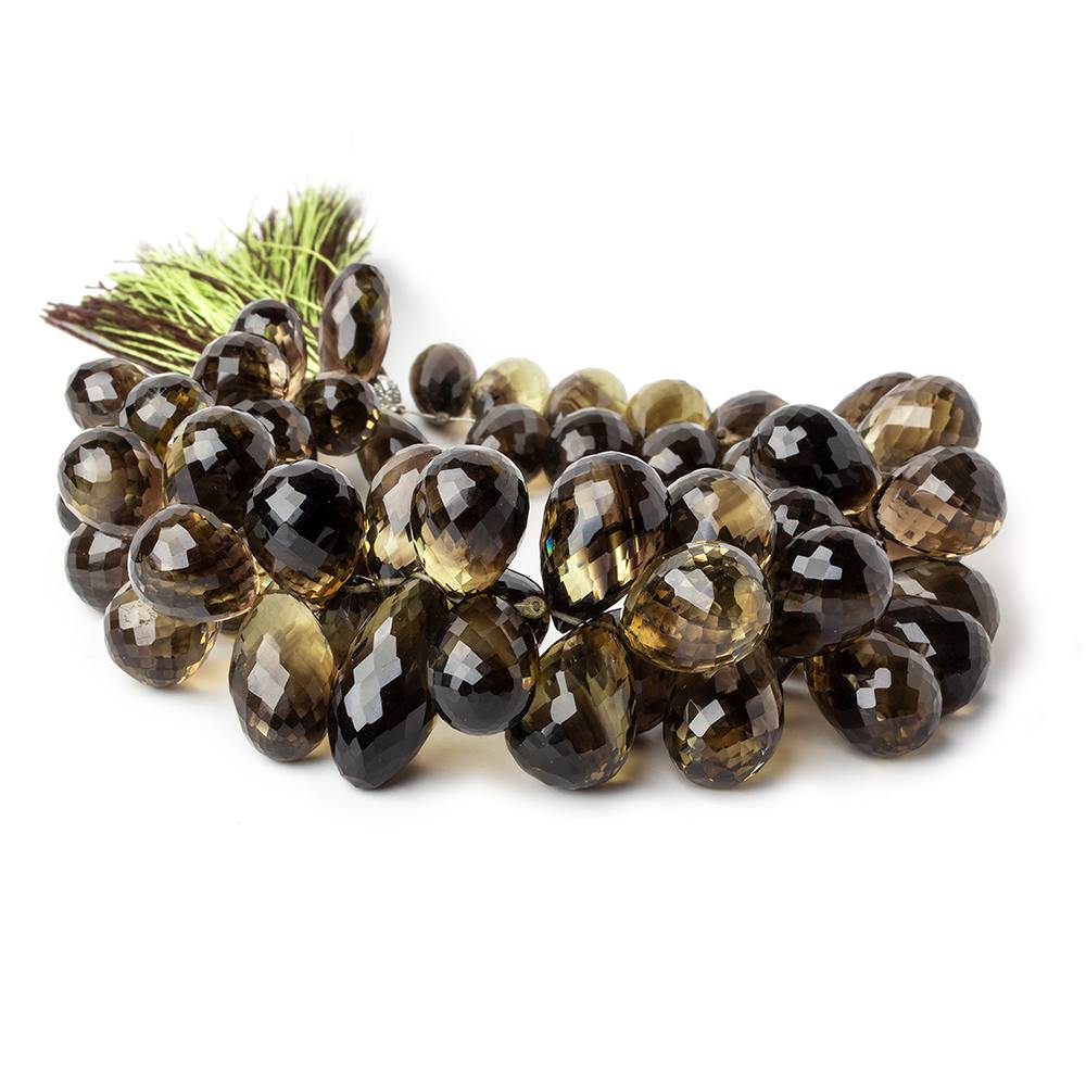 14x7-18x10mm Bi-Colored Quartz Faceted Tear Drops 9 inches 60 beads AAA (ONLINE ORDER ONLY)