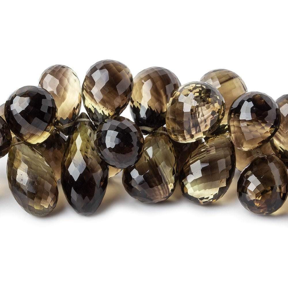 14x7-18x10mm Bi-Colored Quartz Faceted Tear Drops 9 inches 60 beads AAA (ONLINE ORDER ONLY)