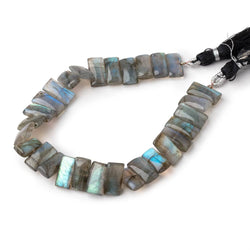 14x7mm Labradorite Plain Rectangles 8 inch 28 Beads AA (ONLINE ORDER ONLY)