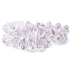 14x8-21x11mm Pink Amethyst Checkerboard Faceted Tear Drops 8 inch 62 Beads (ONLINE ORDER ONLY)