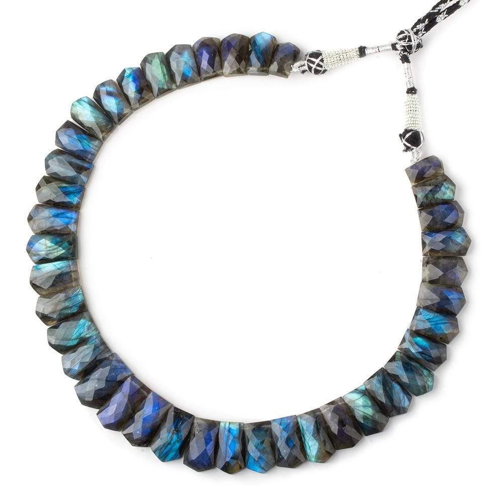 14x8-23x13mm Labradorite Faceted Fancy Cut Horizontal Collar 39 beads AA (ONLINE ORDER ONLY)