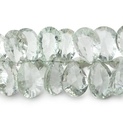 14x9-16x11mm Prasiolite Concave Faceted Pear Beads 7.5 inch 51 pieces AAA (ONLINE ORDER ONLY)