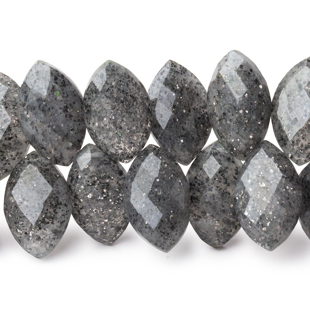 15-16mm Celestial Quartz Faceted Marquise Beads 6.5 inch 39 pieces (ONLINE ORDER ONLY)