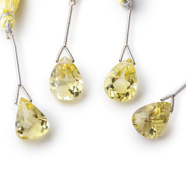 15-16mm Lemon Quartz Faceted Pear Focal Bead 1 piece (ONLINE ORDER ONLY)