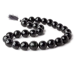 15-17.5mm Rainbow Obsidian faceted round beads 17 inches 28 pieces (ONLINE ORDER ONLY)