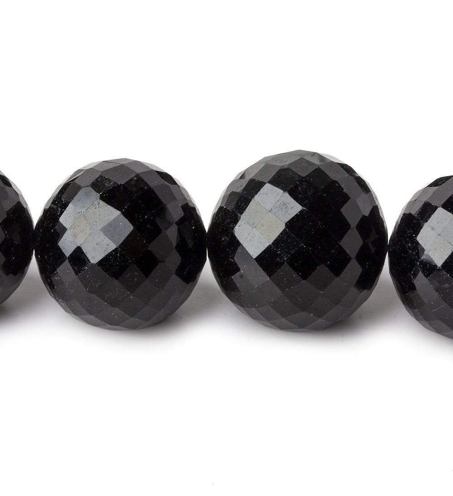 15-17.5mm Rainbow Obsidian faceted round beads 17 inches 28 pieces (ONLINE ORDER ONLY)
