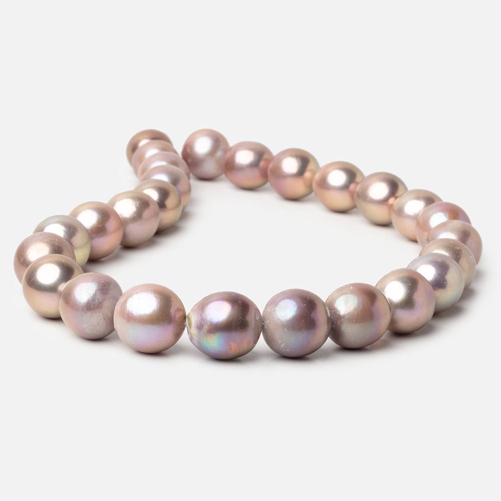 15-17mm Golden Pink Baroque Freshwater Pearls 16.5 inch 26 Beads (ONLINE ORDER ONLY)