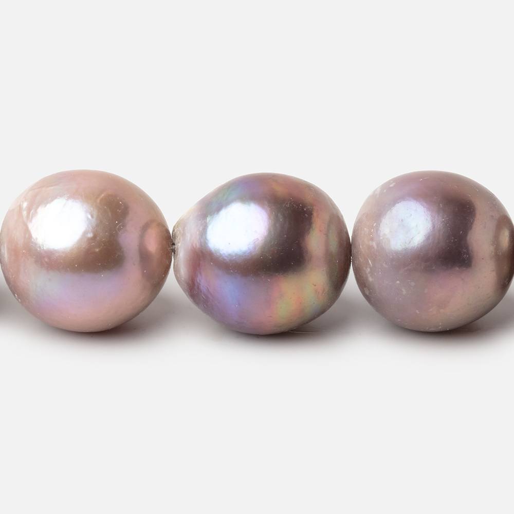 15-17mm Golden Pink Baroque Freshwater Pearls 16.5 inch 26 Beads (ONLINE ORDER ONLY)