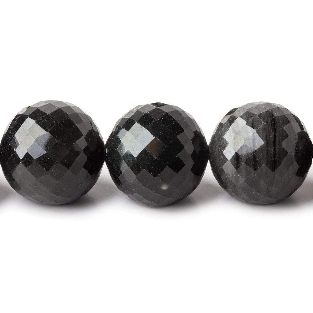 15-19mm Rainbow Obsidian faceted round beads 18 inches 28 pieces (ONLINE ORDER ONLY)