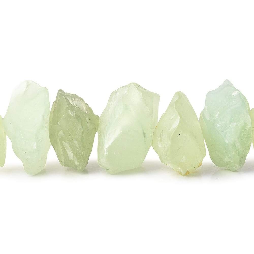15-19mm Yellowish Green Agate Hammer Faceted Disc Beads 8 inch 23 pieces (ONLINE ORDER ONLY)