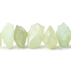 15-19mm Yellowish Green Agate Hammer Faceted Disc Beads 8 inch 23 pieces (ONLINE ORDER ONLY)
