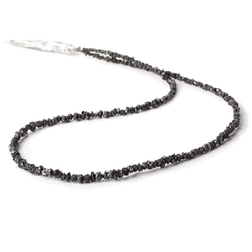1.5-3.5mm Black Diamond crystal nugget beads 15 inch 220 pieces (ONLINE ORDER ONLY)