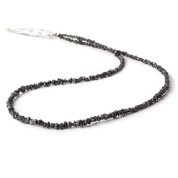 1.5-3.5mm Black Diamond crystal nugget beads 15 inch 220 pieces (ONLINE ORDER ONLY)