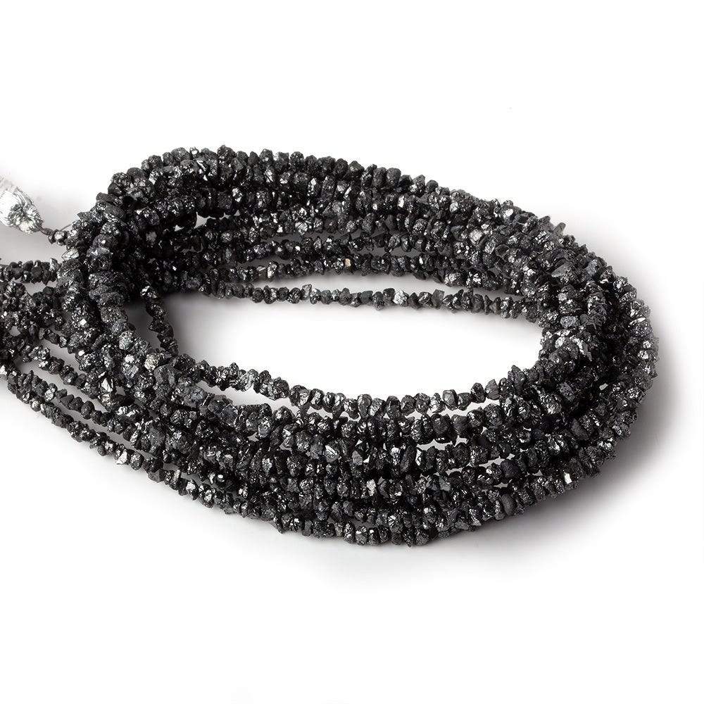 1.5-3.5mm Black Diamond crystal nugget beads 15 inch 220 pieces (ONLINE ORDER ONLY)