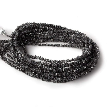 1.5-3.5mm Black Diamond crystal nugget beads 15 inch 220 pieces (ONLINE ORDER ONLY)