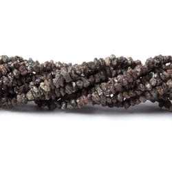 1.5-3mm Dark Chocolate Brown Diamond crystal nugget beads 15 inch 225 pcs (ONLINE ORDER ONLY)