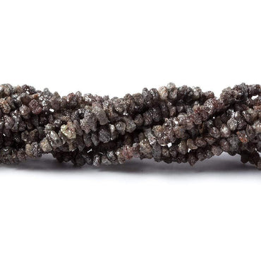 1.5-3mm Dark Chocolate Brown Diamond crystal nugget beads 15 inch 225 pcs (ONLINE ORDER ONLY)