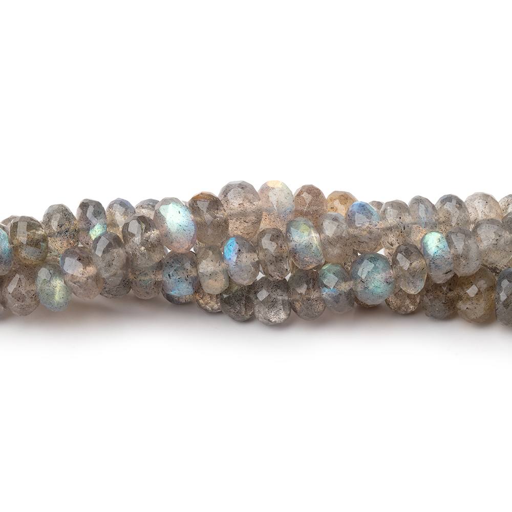 3.5-6mm Labradorite Faceted Rondelle Beads 18 inch 139 pieces AA (ONLINE ORDER ONLY)
