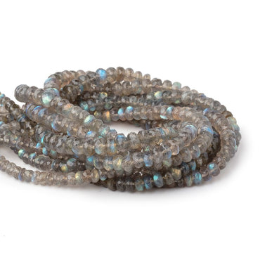 3.5-6mm Labradorite Faceted Rondelle Beads 18 inch 139 pieces AA (ONLINE ORDER ONLY)