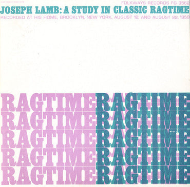 Joseph Lamb: A Study in Classic Ragtime [CD]