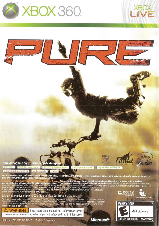 LEGO Batman / Pure Double Pack (Xbox 360) (ONLINE ORDER ONLY)