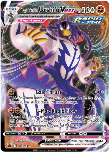 Rapid Strike Urshifu VMAX (088/163) [Sword & Shield: Battle Styles] (Online Only)